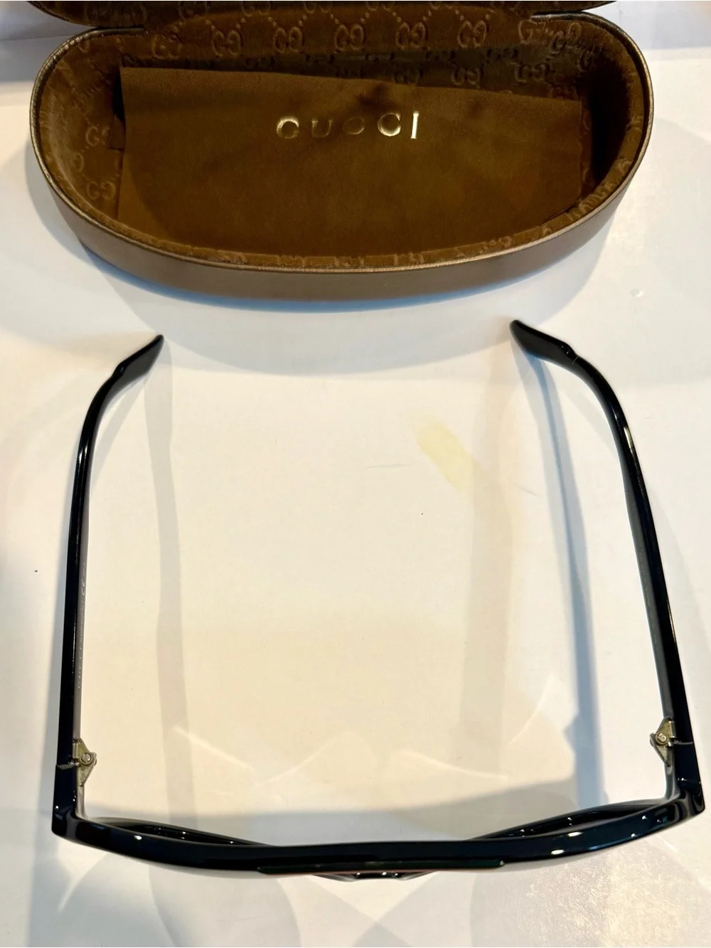 Gucci GG1627/S Aviator Sunglasses Black Italy w/ Case Box